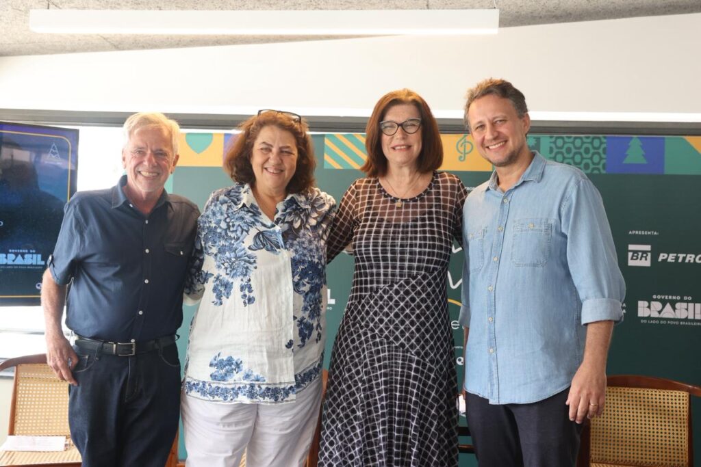 Nelson Drucker (Backstage), Roberta Kelab (Backstage) Magda Chambriard (Petrobras), Duda Magalhaes (Dream Factory).